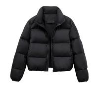 Giacca Donna Curvy Giacca Autunno Inverno In Pelliccia Casual Parka Foderato Spessa Giubbotto Giaccone Impermeabile Piumino Oversize Sherpa Corto Imbottito Caldo In Pile Tinta Unita Da Lavoro