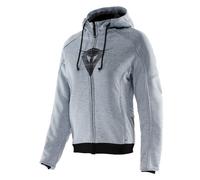 Dainese Daemon-X, felpa con cappuccio con zip donna 42 female Grigio/Nero