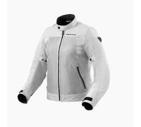 Revit Eclipse 2 Giacca tessile moto da donna, Argento, Taglia 36