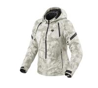 Rev'it Giacca Donna In Tessuto Flare 3 H2O Ladies Camo Grigio Bianco DONNA 34