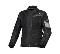 Macna Flexodus Giacca tessile impermeabile per motociclette, nero, Taglia 2XL
