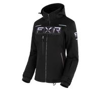 FXR Maverick 2-in-1 Giacca da motoslitta da donna, nero-porpora, taglia 3XL per donne
