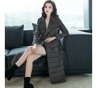 Giacca donna giaccone cappotto caldo cappottino lungo nero grigio moda 1311