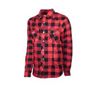 GMS Jaguar Camicia Moto Donna, nero-rosso, taglia S per donne