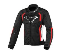 Macna Giacca tessile moto Donna Grisca nero-bianco-rosso Taglia XS