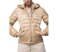 giacca donna GUESS JEANS giacca puffer con cappuccio SAFARI TAN XS scelta=P SAF