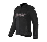 DAINESE - Herosphere Air Tex Jacket Wmn, Giacca Moto in Tessuto, Ventilata e Estiva, Donna, Nero/Bianco/Pesca, 42