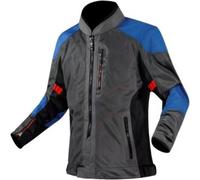 LS2 Alba Giacca tessile moto da donna, nero-grigio-blu, taglia S per donne