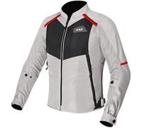 Giacca Donna In Tessuto Ls2 Breeze Grigio Nero Rosso XS