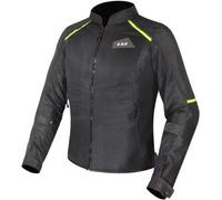 LS2 Breeze Giacca tessile da motociclista femminile, nero/giallo, Taglia 5XL