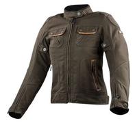 LS2 Bullet impermeabile Giacca tessile moto da donna, marrone, taglia L per donne