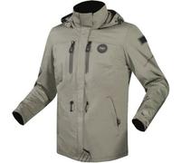 LS2 Rambla Evo impermeabile Giacca tessile moto da donna, verde-marrone, taglia 3XL per donne