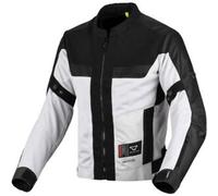 Macna Empire 2.0 impermeabile Giacca tessile moto da donna, nero-grigio, taglia L per donne