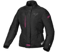 Macna Nivala, giacca tessile impermeabile donna XS female Nero/Fucsia