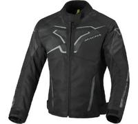 Macna Tazar 2.0 Giacca tessile impermeabile per motociclette, nero, taglia XL per donne