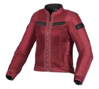 Macna Velotura Giacca tessile moto da donna, rosso, taglia M per donne
