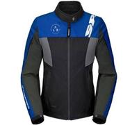Spidi Corsa H2Out impermeabile Giacca tessile moto da donna, nero-blu, taglia XS per donne