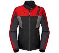 Spidi Corsa, giacca tessile H2Out donna S female Nero/Grigio/Rosso