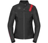 Spidi Corsa Tex Lady Giacca tessile moto, nero-rosso, taglia L per donne