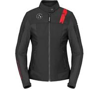 Spidi Corsa Tex Lady Giacca tessile moto, nero-rosso, taglia S per donne