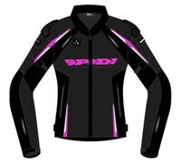 Giacca Donna In Tessuto Spidi Race Warrior 2 Net Lady Nero Fucsia M