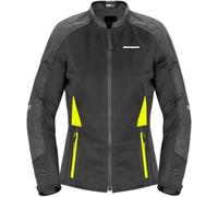 Spidi Super Net Giacca tessile moto da donna, nero-giallo, taglia XL per donne