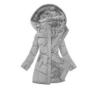 Giacca Donna Invernale Cappotto Invernale Da Donna Caldo Maglione in Pile Ispessimento Taglie Forti Giacca Casual Felpa a Maniche Felpa Bianca Grigia Oversize Pile Anime Bambina Stitch Cropped