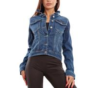 Giacca donna jeans giubbotto giacchetto giubbino denim TOOCOOL SE2501