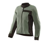 Motorcycle Jacket Mesh Fabric Woman Dainese Lisbona Air Iceberg Green/Black Taglia:40