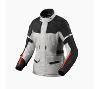 Revit Outback 4 H2O Giacca tessile moto da donna, nero-argento, taglia 44 per donne