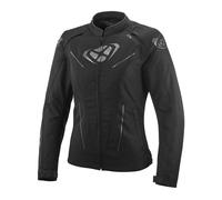 Ixon Prodigy Impermeabile Ladies Motocycle Giacca in tessuto, nero, taglia S per donne