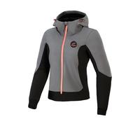 Felpa Alpinestars Stella Radium Tech Donna Grigio Scuro/NeroL Grigio Scuro,Nero