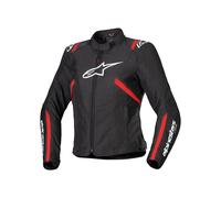 Alpinestars Stella T-SPS V2 impermeabile Giacca tessile moto da donna, nero-rosso, taglia M per donne