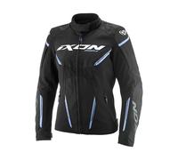 Ixon Striker 2 impermeabile Giacca tessile moto da donna, nero/viola, Taglia S