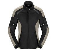 Spidi Tek Net Giacca moto da donna, nero-verde, taglia XL per donne