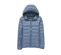 Giacca Donna Trapuntino Leggeri Piumino 100 Grammi Ripiegabile Imbottito Piumini con Cappuccio Invernale Antivento Taglie Forti Cappotto da Donna Mezza Stagione Antivento Giacconi Imbottiti Slim