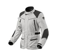 Revit Voltiac 3 H2O Giacca tessile moto da donna, argento/nero, Taglia 36