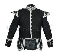 Giacca doppia, blazer Piper o Drummers, bordo a 1/2 treccia nero taglia 48 C112