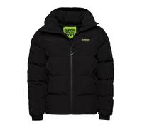 Giacca dritta con cappuccio Superdry Noir XL