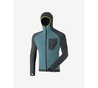 Dynafit Radical Polartec® - felpa in pile con cappuccio - uomo 50 Light Blue/Dark Blue/Yellow man Bluesign,Polartec Power Dry