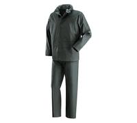 Giacca E Pantalone Impermeabile Giacca E Pantalone Impermeabile In Pvc E Poliestere. Nastrature E Saldature Su Tutte Le Cuciture Interne. Cappuccio A Scomparsa Nel Collo Chiuso Cerniera, Maniche Con Soffietto, Polsino Stringipolso Con Elastico Interno All