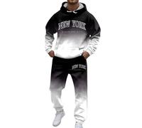 Giacca e set da uomo multiuso per uno stile urbano Costume ampio ideale per il quotidiano e le occasioni casual progettato per rimanere confortevole tutto l'anno, Le Noir, XXXL