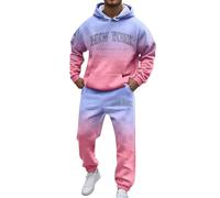 Giacca e set da uomo multiuso per uno stile urbano Costume ampio ideale per il quotidiano e le occasioni casual progettato per rimanere confortevole tutto l'anno, Viola chiaro, L