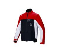 Alpinestars Lite-Dura Softshell, giacca in tessuto L male Rosso Chiaro/Nero/Bianco