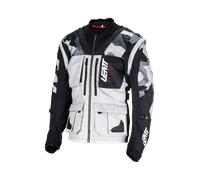 Leatt 5.5 Enduro S24 Forge, giacca in tessuto S male Grigio/Nero/Rosso