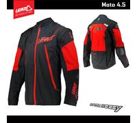 GIACCA ENDURO ULTRA LEGGERA IMPERMEABILE LEATT MOTO 4.5 NERO ROSSO