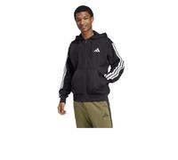 Felpa con cappuccio adidas Essentials 3-Stripes Fleece Noir XL