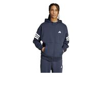 Giacca Felpa cappuccio UOMO Adidas Verde AURINK Future Icons 3-Stripes Cotone