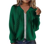 Giacca Felpa da Donna,Maglia Jacquard Felpe Cappotto Cerniera Integrale Pullover Maniche Lunghe Camicetta,Autunno Inverno Hoodie Dimensione Grande Felpa Tempo Libero Casual Felpe da All'aperto