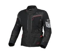 Macna Flexodus Giacca tessile da motocicletta impermeabile, nero, Taglia M